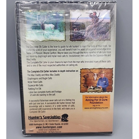 Hunter's Specialties The Complete Elk Caller DVD Factpry Sealed Model 70662 - Picture 2 of 7